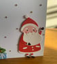 Handmade Christmas Card — Father Christmas & Festive Tree - Image 5
