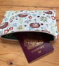 Hedgehog Print Quilted Fabric Organiser Pouch - Image 5
