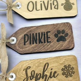 Personalised Name Tag. Gift Tag