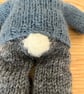 Small Hand Knitted Bunny in Cable Jumper - Image 5