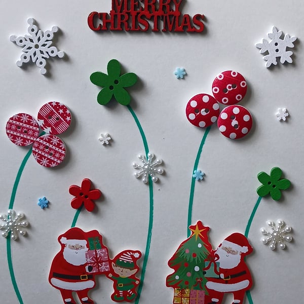 Handmade christmas card 
