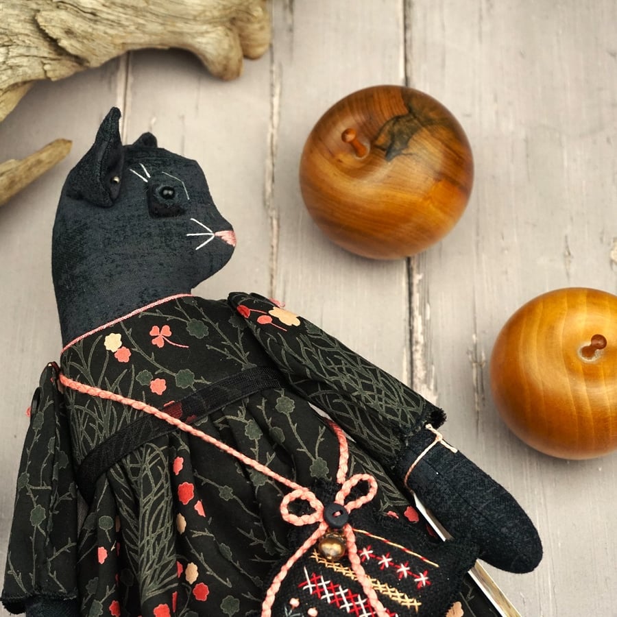 Kaitlin, A Midnight Kitty Doll