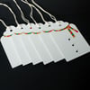 Handmade Christmas gift tags - snowman body 