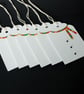 Handmade Christmas gift tags - snowman body  - Image 1