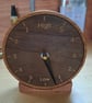 Tide clock - individually made from Scottish Oak and walnut