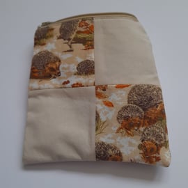 Hedgehog Patchwork Design Coin Purse