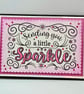 Sending You a Little Sparkle – Handmade Greeting Card - Image 6