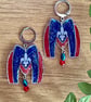 Ice Hockey Fan Earrings - Bookish Sports Merch Aesthetic Hoops