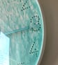 Hand Painted Customised Wall Clock Indoor 25 cm Silent Quartz Clock Gift Idea - Image 3