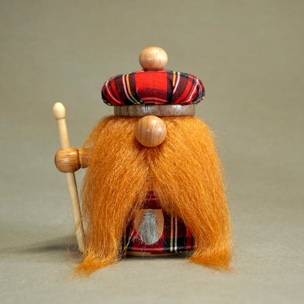 Wooden Scottish Gonk