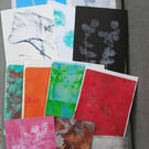 Pack of Miscellaneous Prints: Eco Print, Gelli Prints, Monoprint