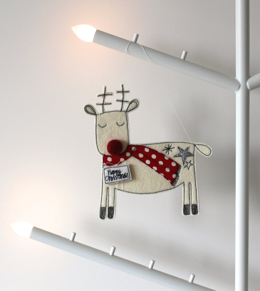 Dreaming Reindeer - Hanging Decoration