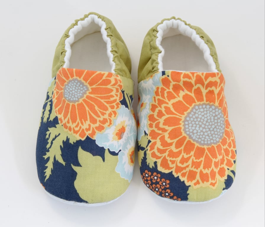 12-18 Months cotton slippers, toddler shoes, indoor shoes