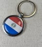 Paraguay Flag Keyring