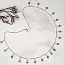 Tanzanite Drop Necklace