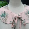 Vintage floral fabric collar 