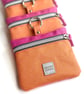 Special Edition Waterproof Dog Treat Bag Pouch in Pink and Orange - Image 3