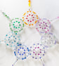 Sun catcher beautiful sparkly Swarovski Sun Catcher hanging decoration in Greens - Image 2