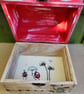 Wooden Mushroom Keepsake Box - Whimsical Forest Decor-wooden treasure box - Image 3