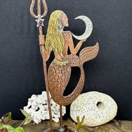 Mermaid Mixed Metal Decorative Piece