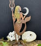 Mermaid Mixed Metal Decorative Piece