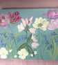 Floral Hand Painted Wooden Panel  - Image 4