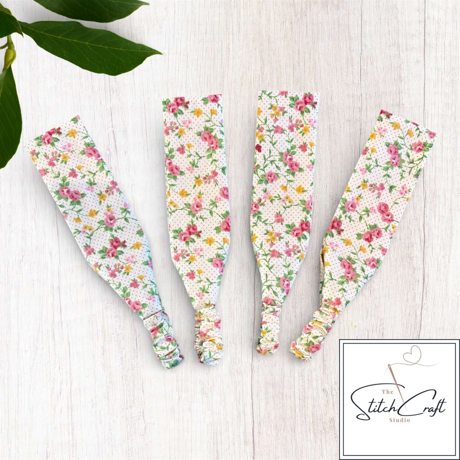 Floral Fabric Headbands. Gift For Her 