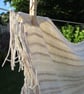 Large Ecru Cotton Handwoven Wrap, Shawl - Image 7