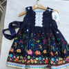 Toddler and baby dress Animal border print