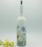 Decoupage bottle light with summer flowers - Image 7