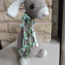 Crocheted Amigurumi Wild Rabbit Ornament gift 