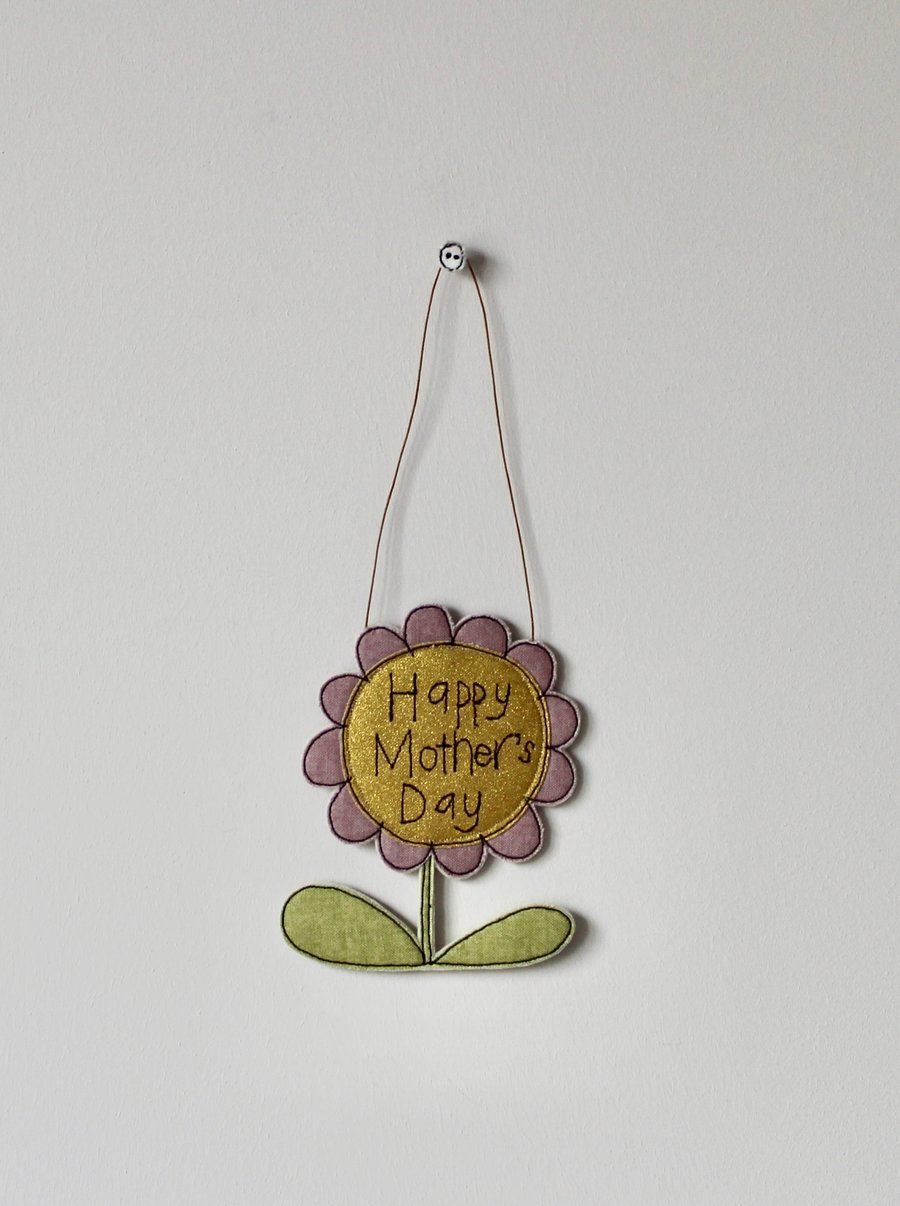 'Happy Mother's Day' Flower - Handmade Hanging Decoration