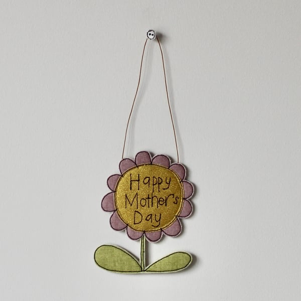'Happy Mother's Day' Flower - Handmade Hanging Decoration