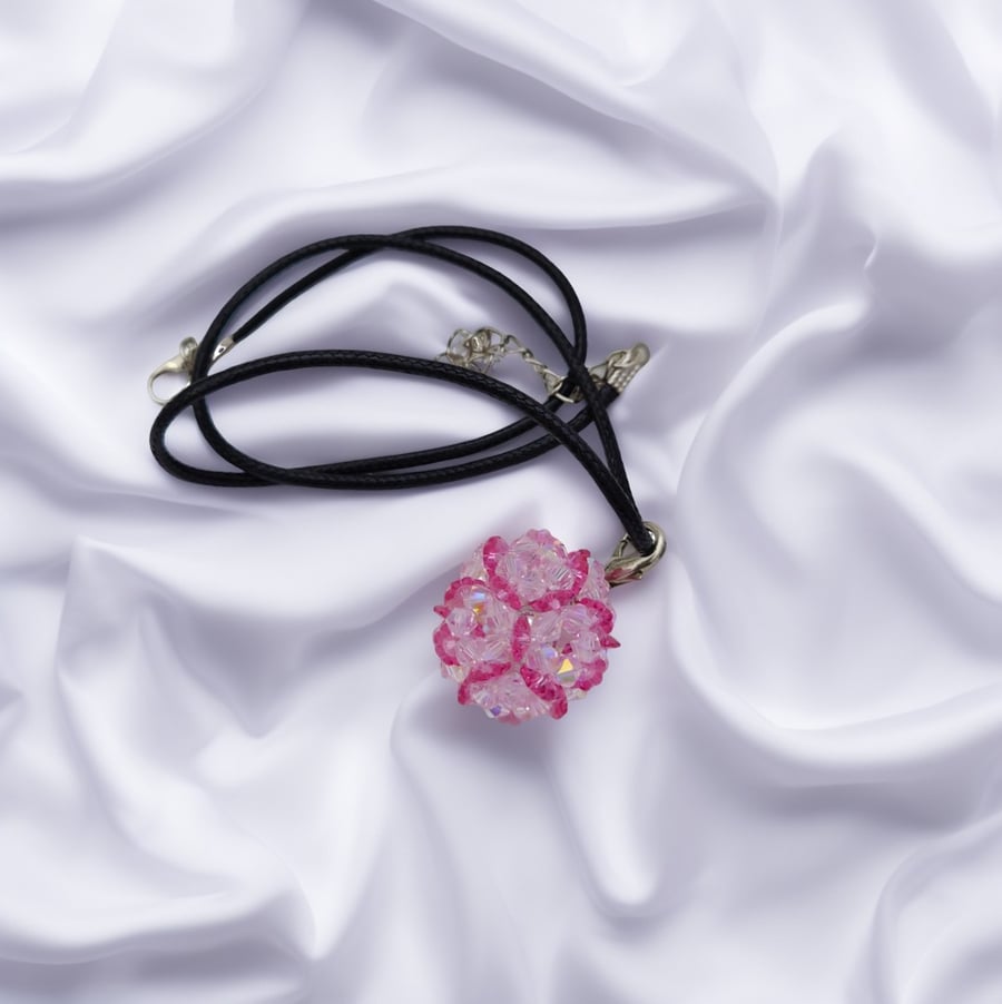 Handmade Rose Blossom Pendant