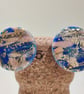 pink marble night sky stud earrings - Image 2