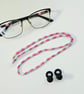 Pastel Rainbow Cotton Cord, Eyeglasses Chain and Earplugs Strap - Image 1