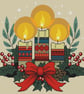 275 - Christmas Candles Festive Cross Stitch Pattern (PDF Counted Chart) - Image 3