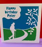 Rambling, Hiking, Walking - Birthday Card - Father's Day Card - Image 1