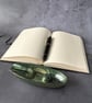 Resin Pen Holder - Green Desk Pen Rest - Office Accessory - Image 8