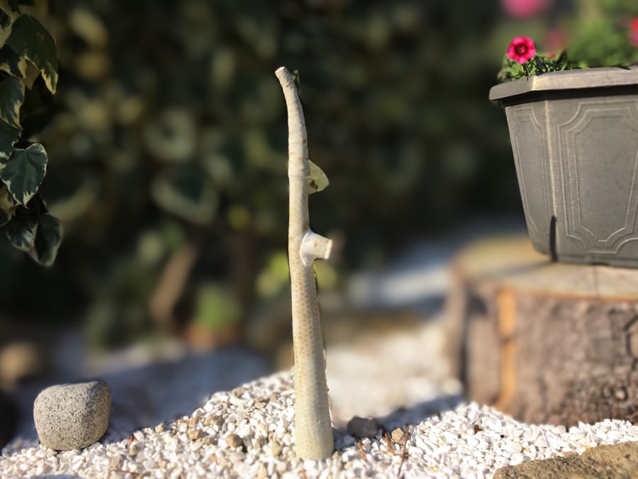 Ceramic sculpture, garden pottery, home decor, ceramic ornament, 