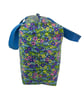 Large wash bag in Liberty cotton, floral toiletries bag with handles and pocket. - Image 7