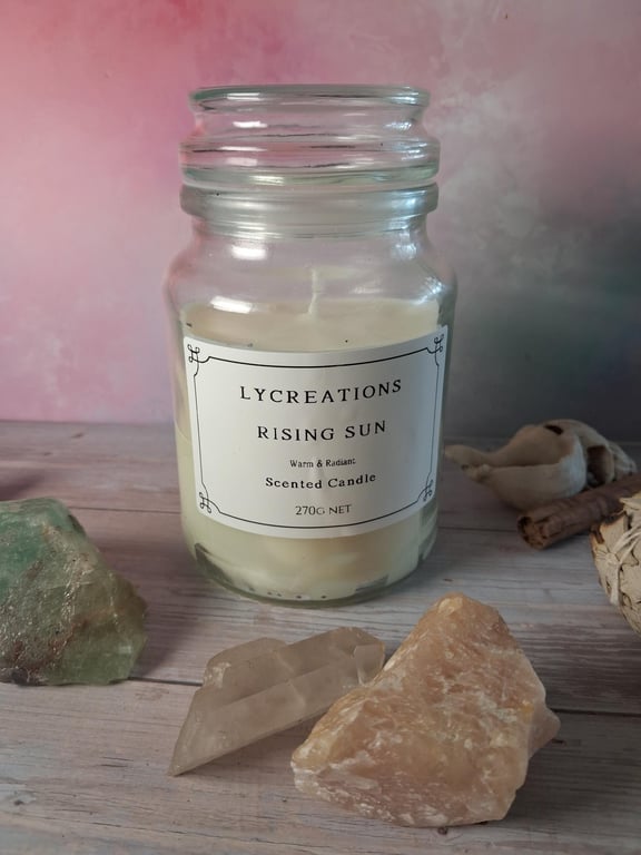 Scented Candle in Clear Jar 270g