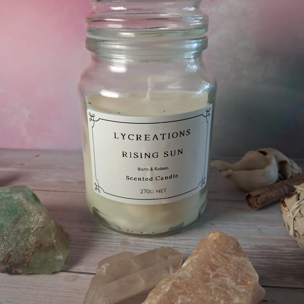 Scented Candle in Clear Jar 270g