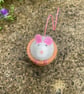 Cute mouse in pot, needle felted - Image 3