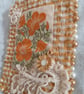 Golden marigolds textile brooch  - Image 4