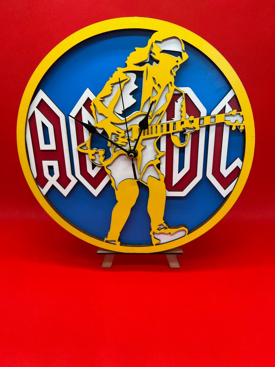 AC - DC Laser Cut Clock