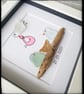 Seaglass and driftwood birds "BABY" - Image 4