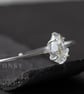 Sterling Silver Dandelion Herkimer Resin Diamond Bangle - Image 3