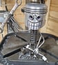 Handmade Piston Man Sculpture - Recycled Metal Art - Mechanic Gift - Automotive 