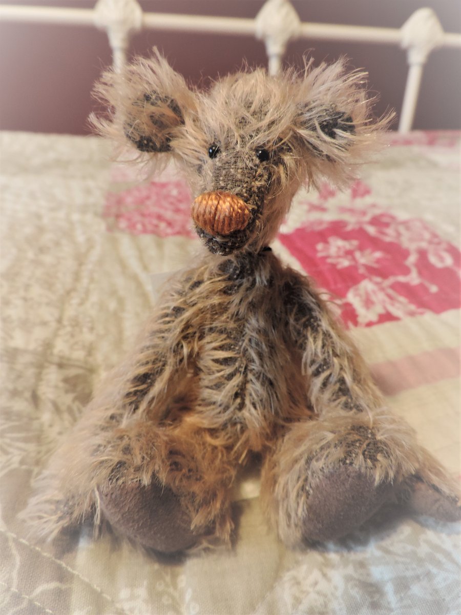 5" Mohair Teddy Bear. Hand made Collectors Item